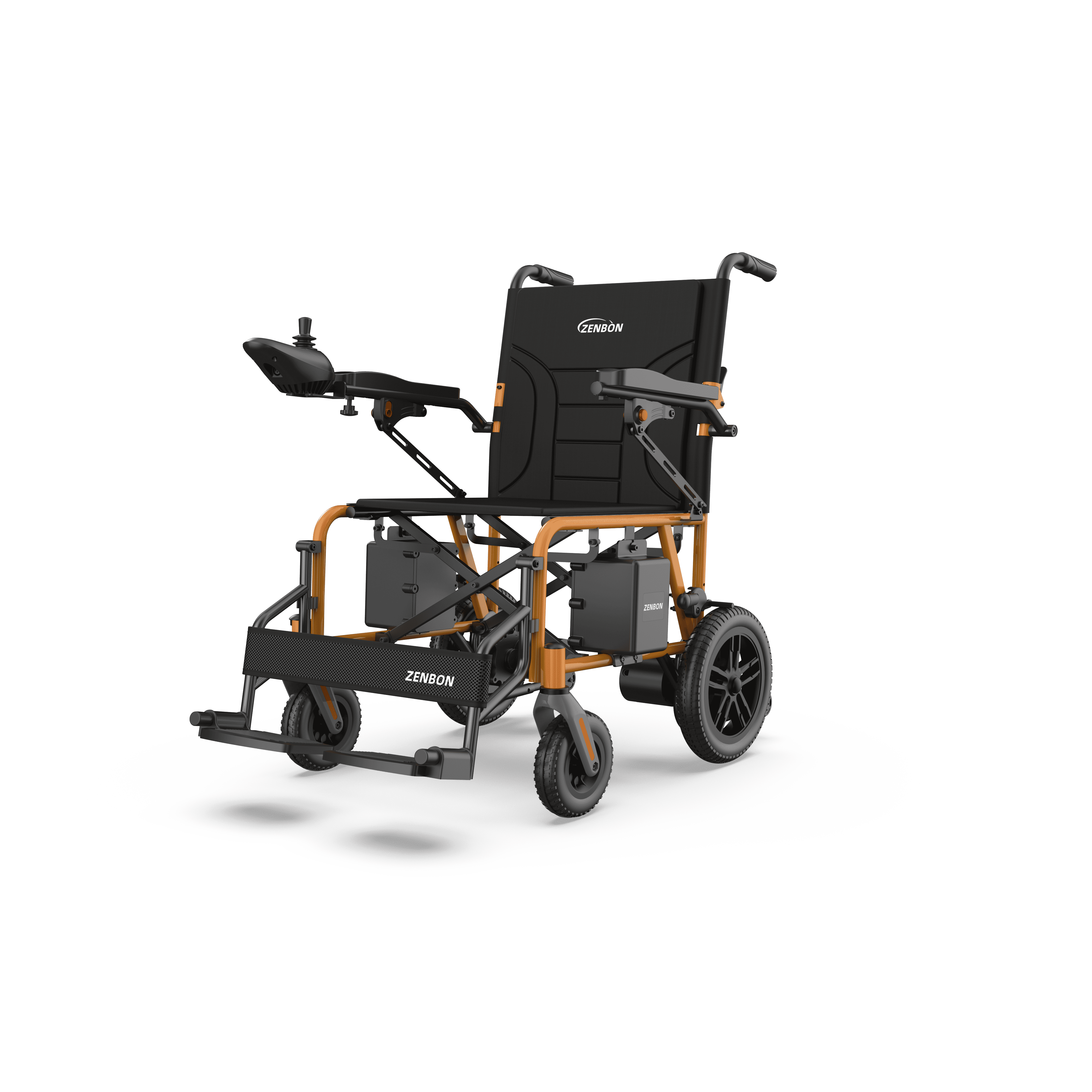 ZENBON 600A — Folding Power Wheelchair with Dual Battery System