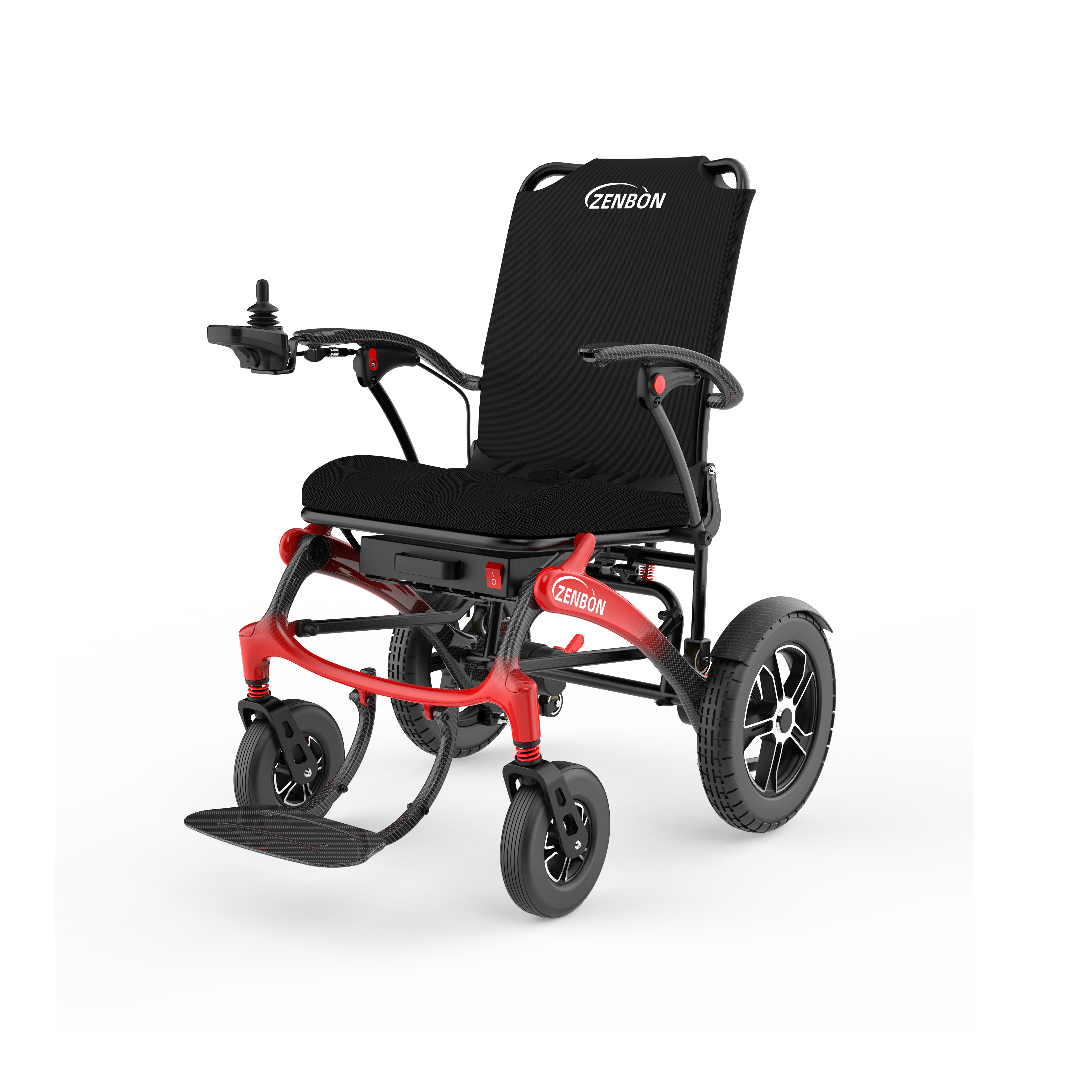 ZENBON 681B - Front and Rear Folding Electric Wheelchair