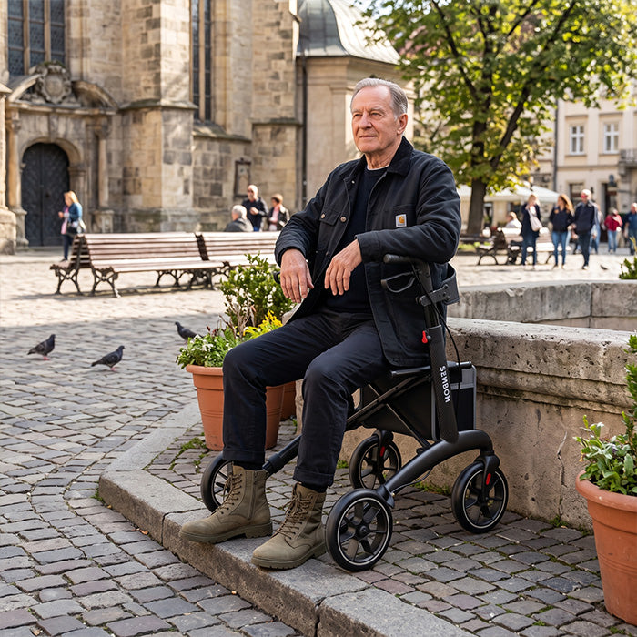 ZENBON CarbonPro Advanced Rollator Walker