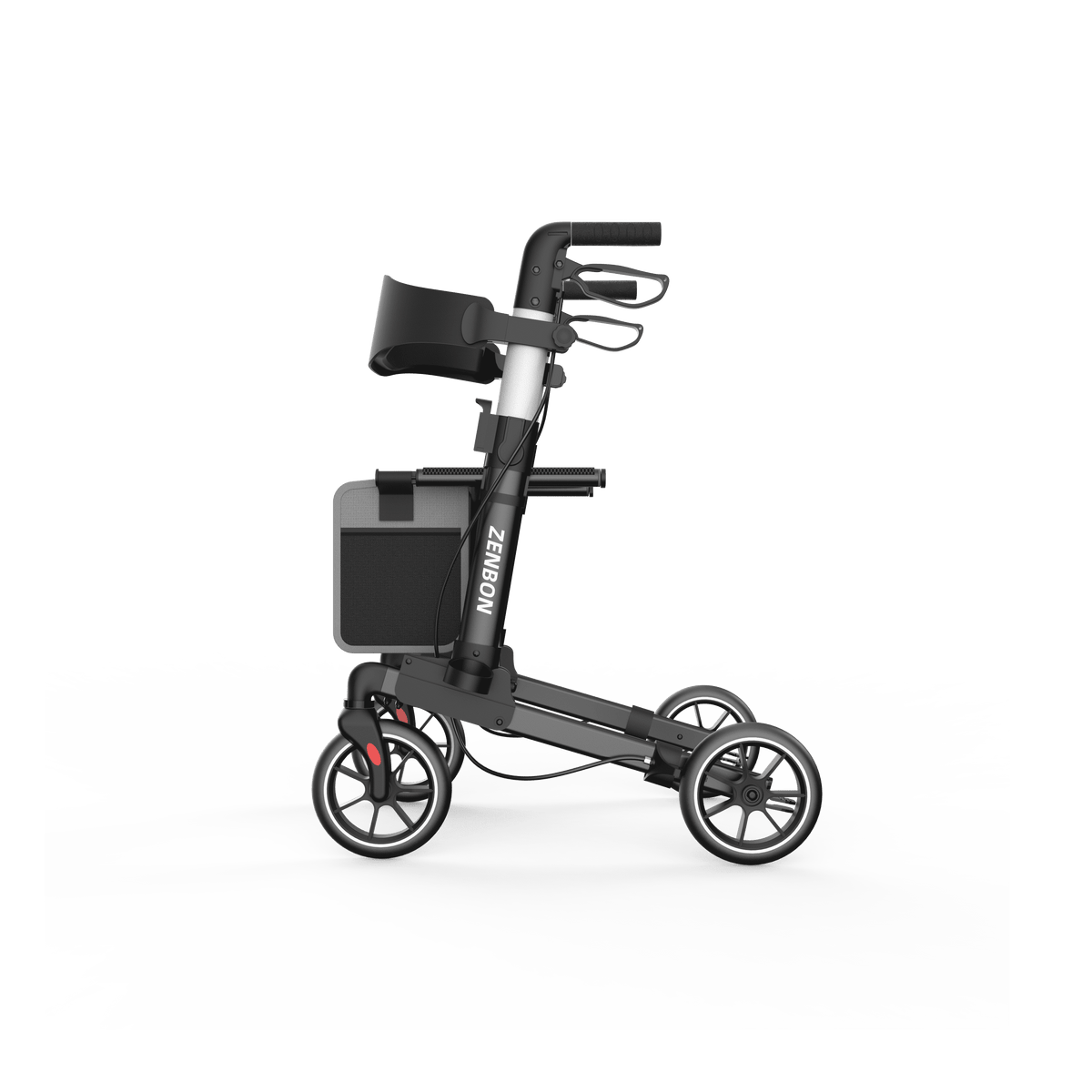 ZENBON Stride Classic Lightweight Rollator Walker with Seat
