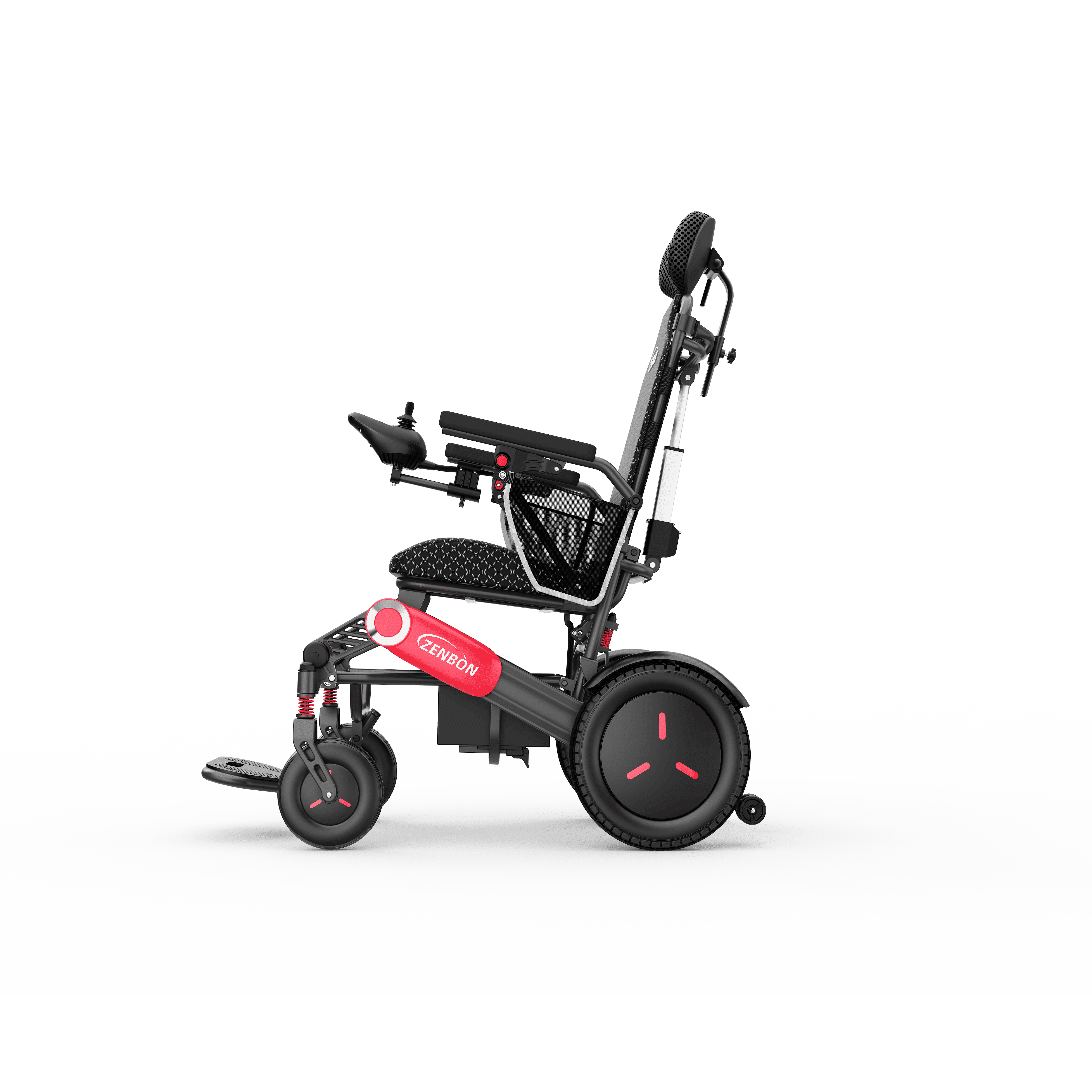 ZENBON 632— High-Capacity Folding Power Wheelchair