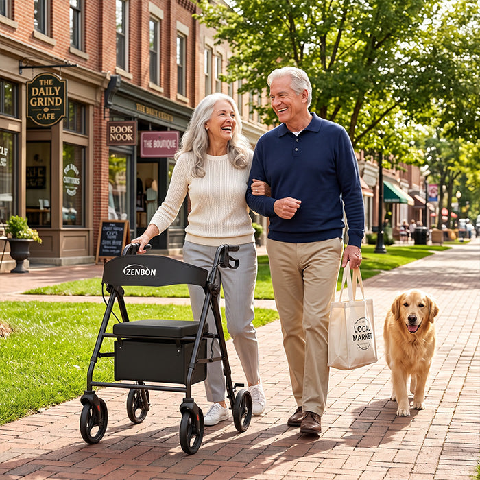 ZENBON Path Pro Comfort Rollator Walker