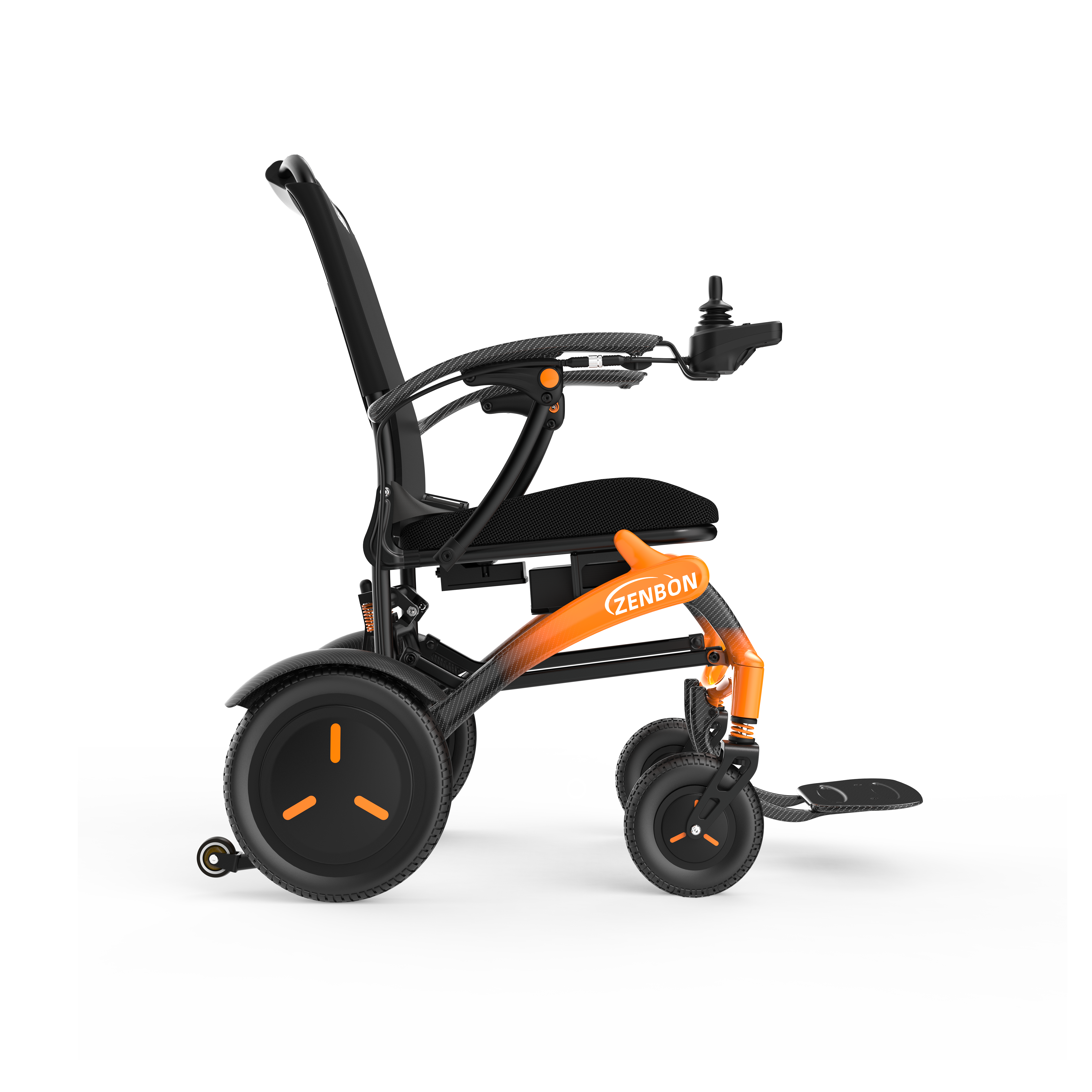 ZENBON 681A - Front and Rear Folding Electric Wheelchair