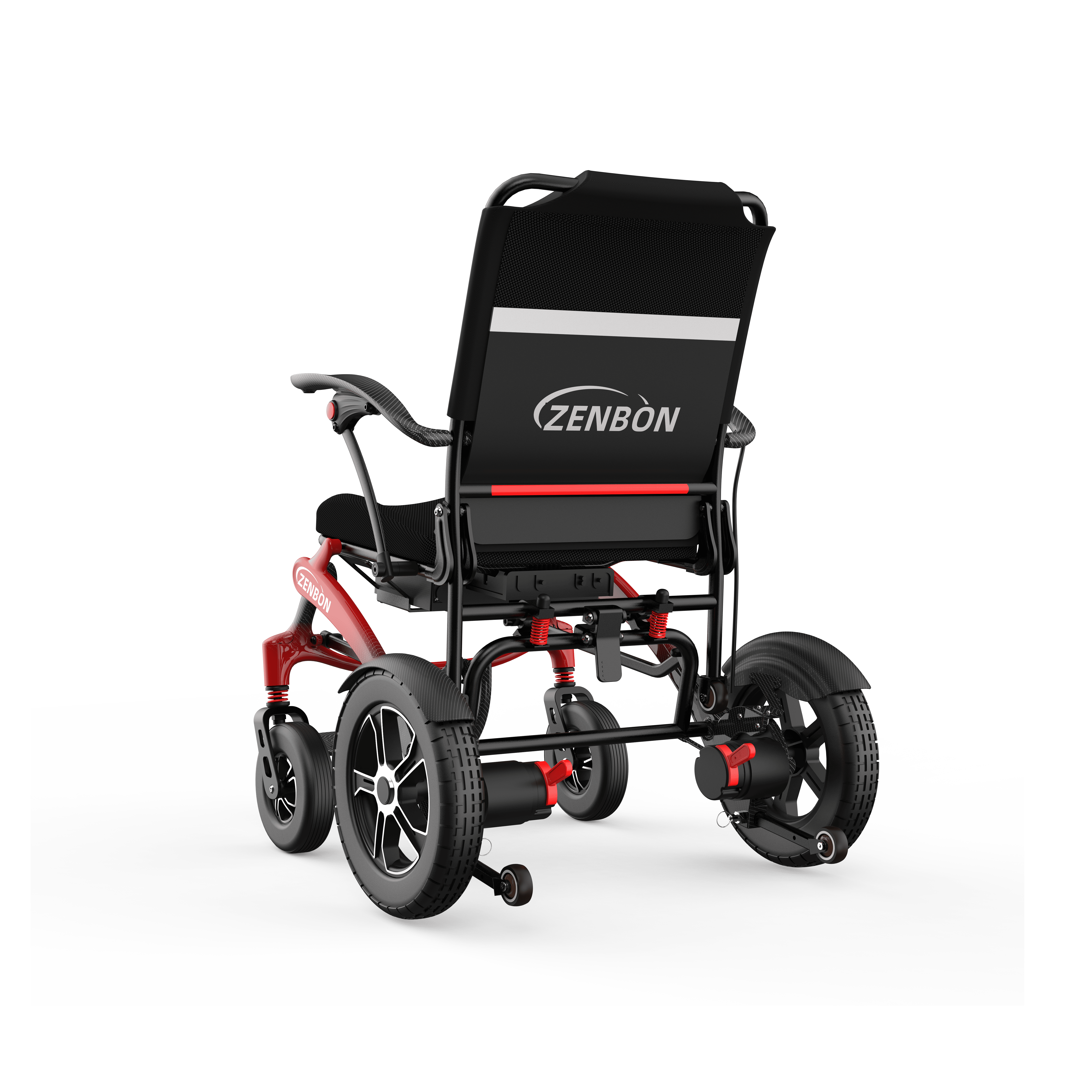 ZENBON 681B — Dual-Fold Power Wheelchair with Enhanced Capacity
