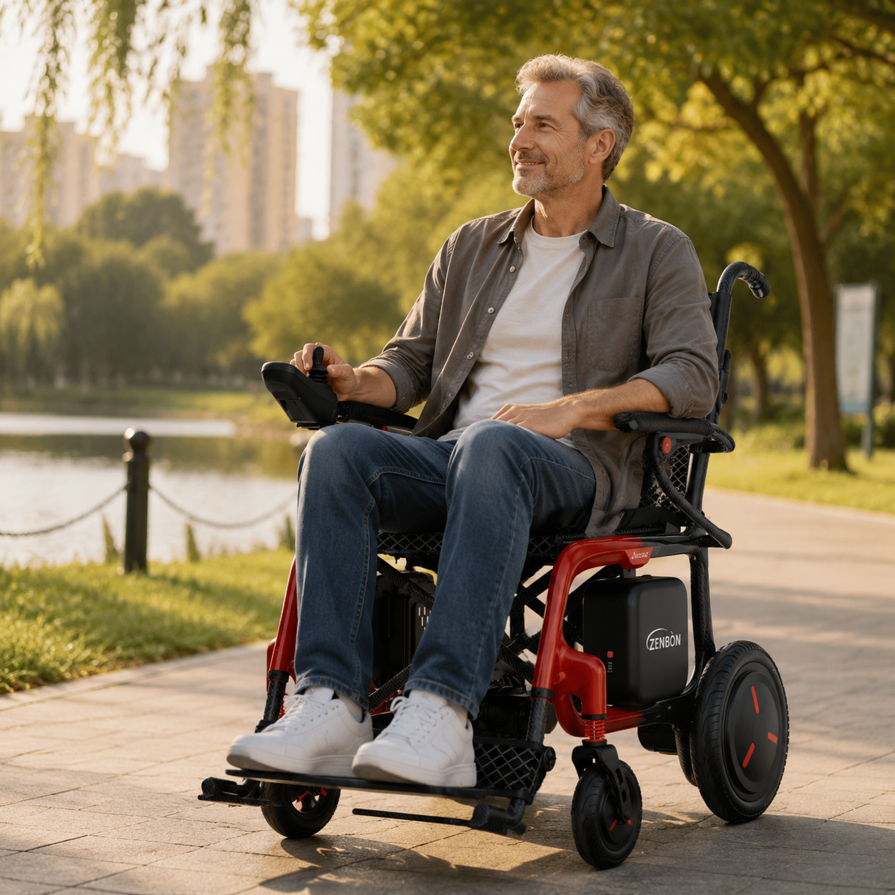 ZENBON 660C — Ultra-Light Carbon Fiber Power Wheelchair
