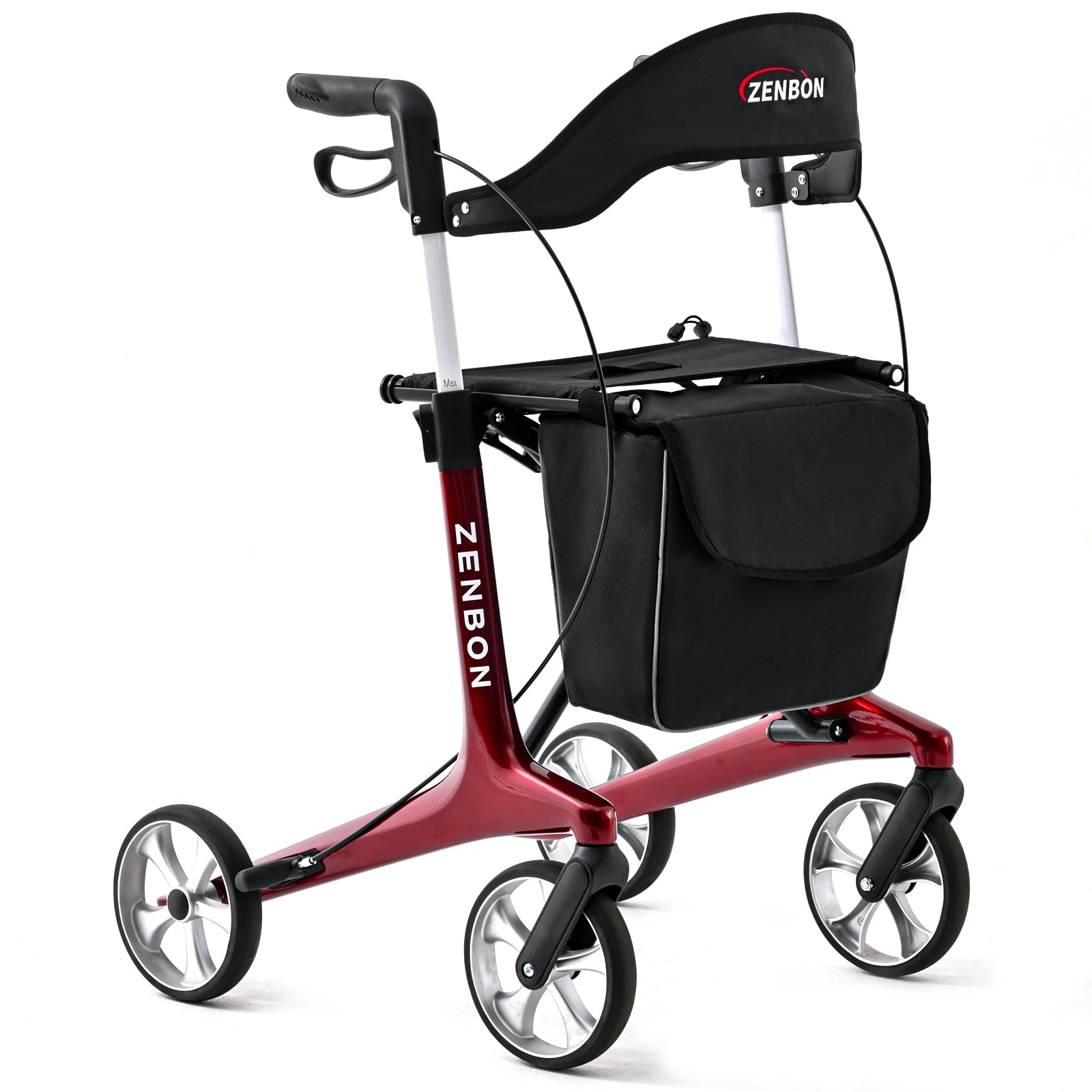 ZENBON 7201 Carbon Fiber Rollator Walker