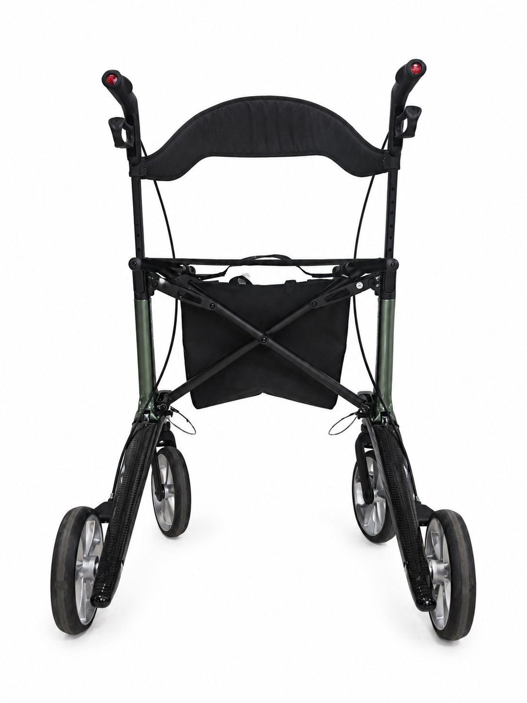 FOZIONMOVE Rollator Walker with Seat – Lightweight Foldable Mobility Walker for Seniors