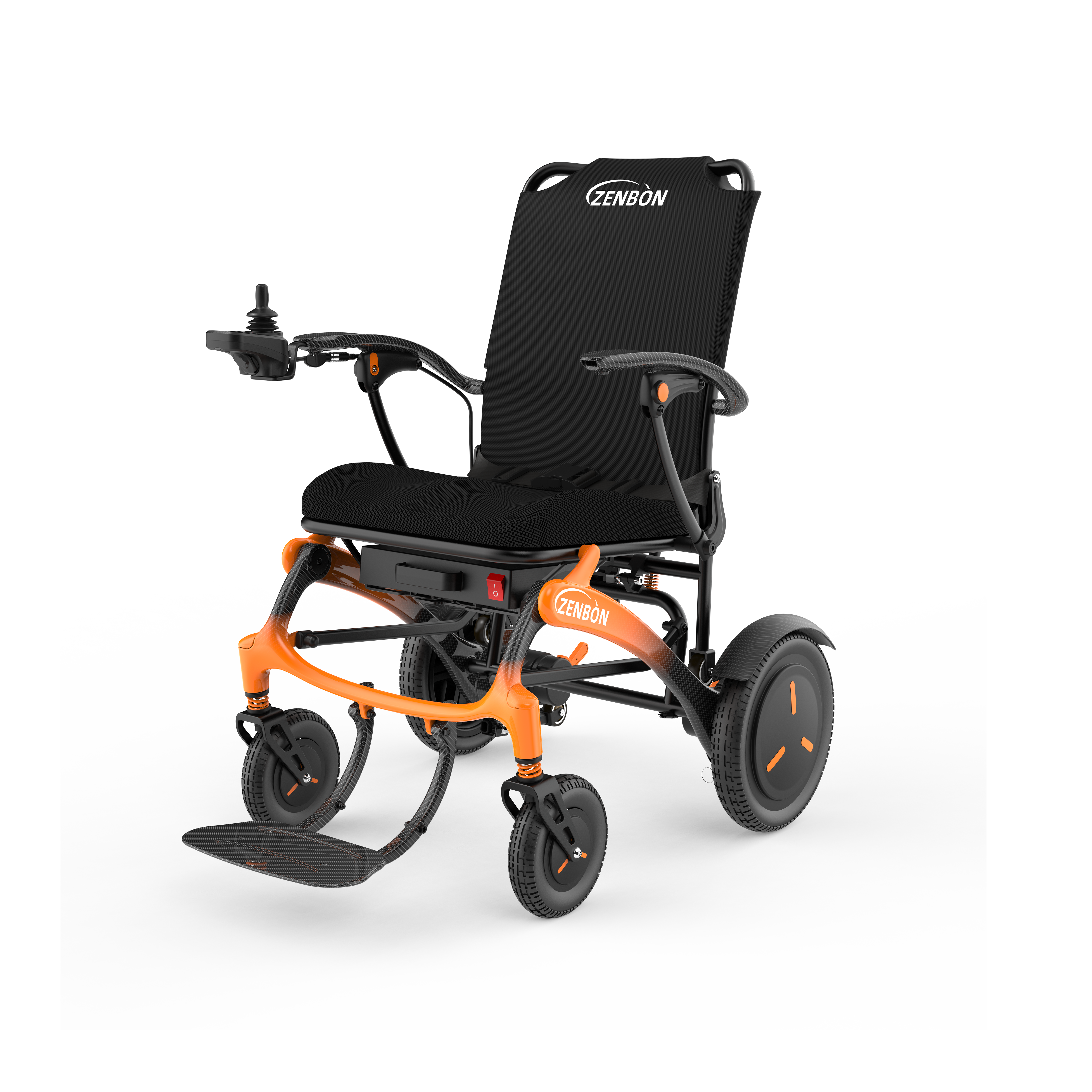 ZENBON 681A - Front and Rear Folding Electric Wheelchair