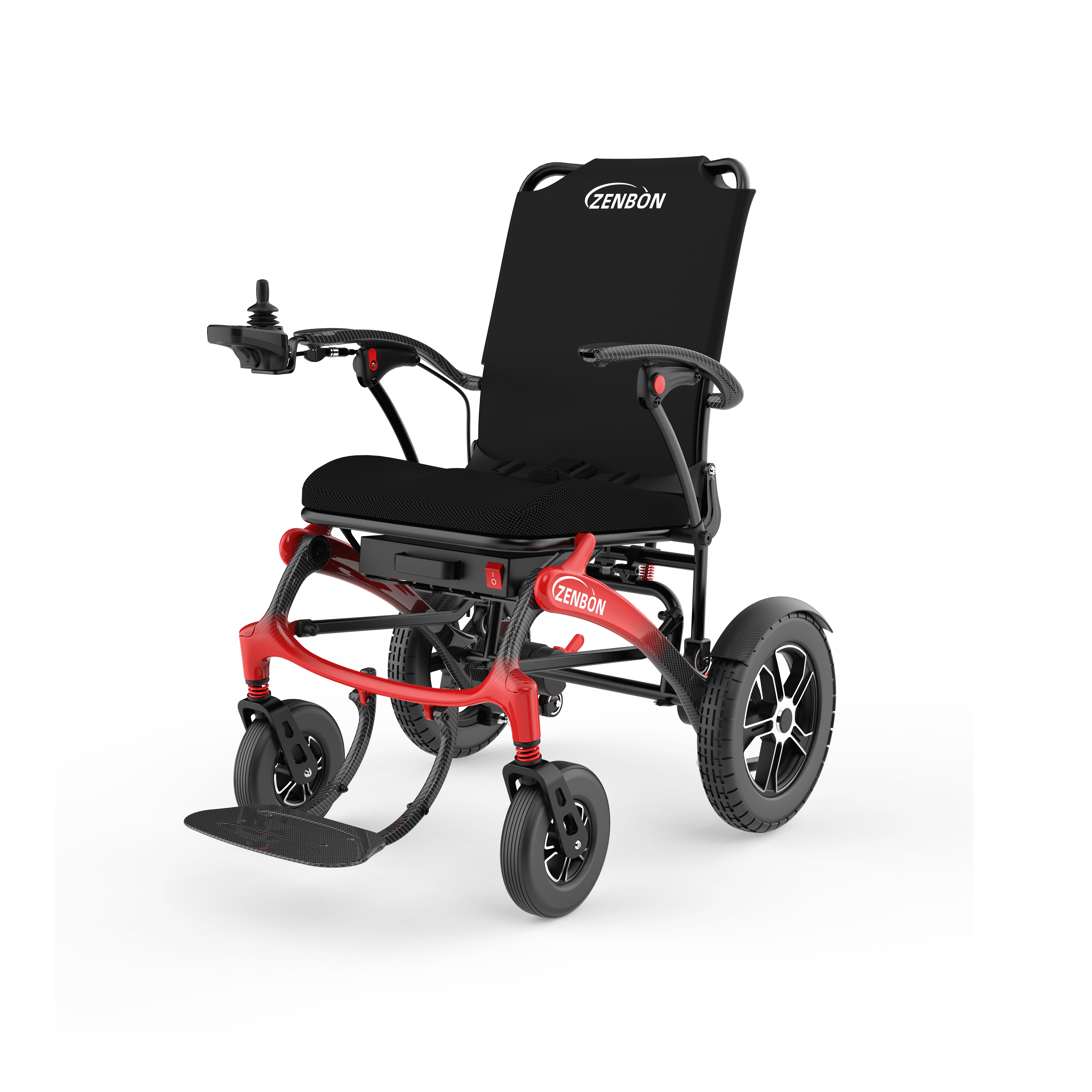 ZENBON 681B — Dual-Fold Power Wheelchair with Enhanced Capacity