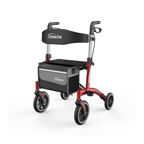 ZENBON Stride Air Ultra-Light Rollator Walker with Seat