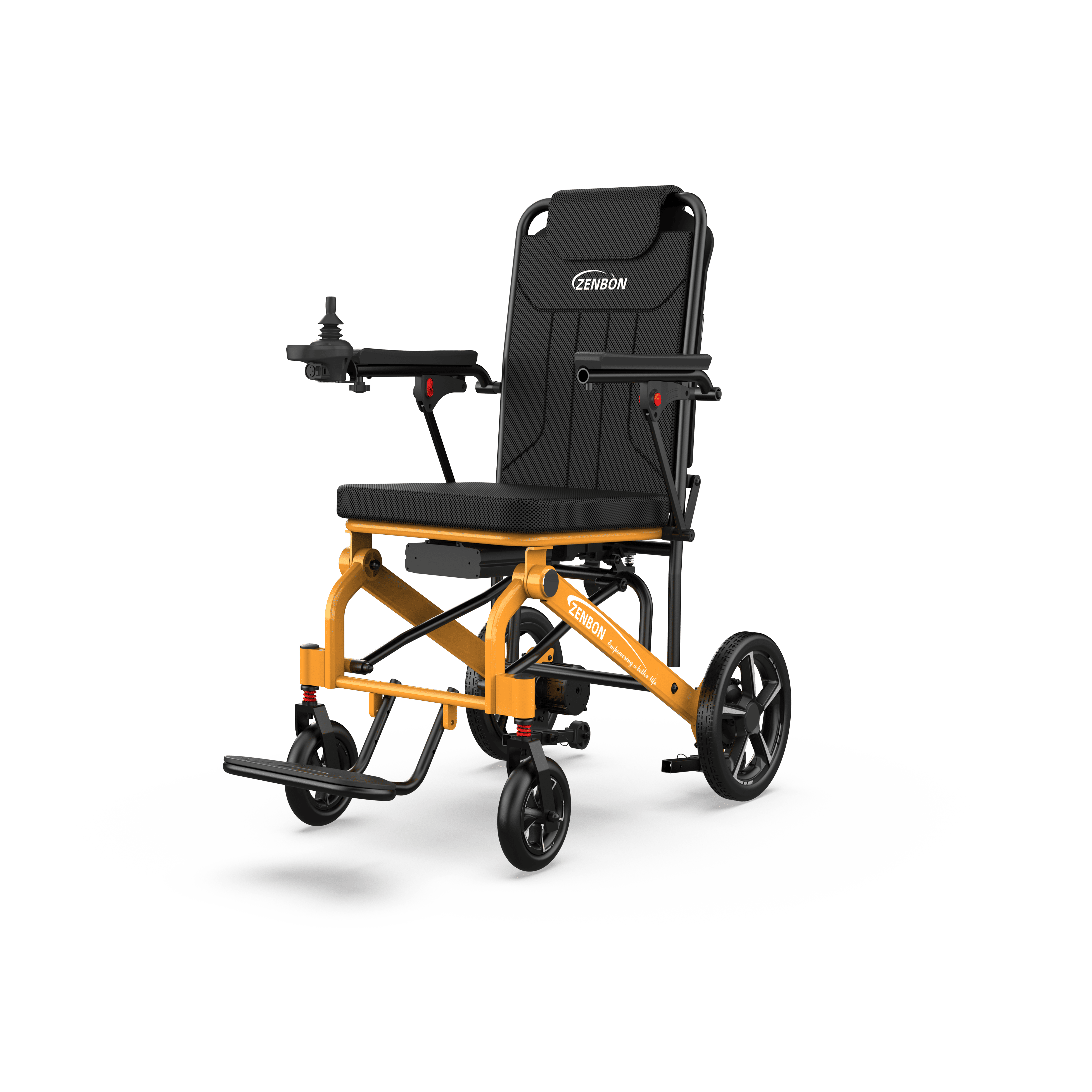 ZENBON 636 — Carbon-Aluminum Hybrid Power Wheelchair