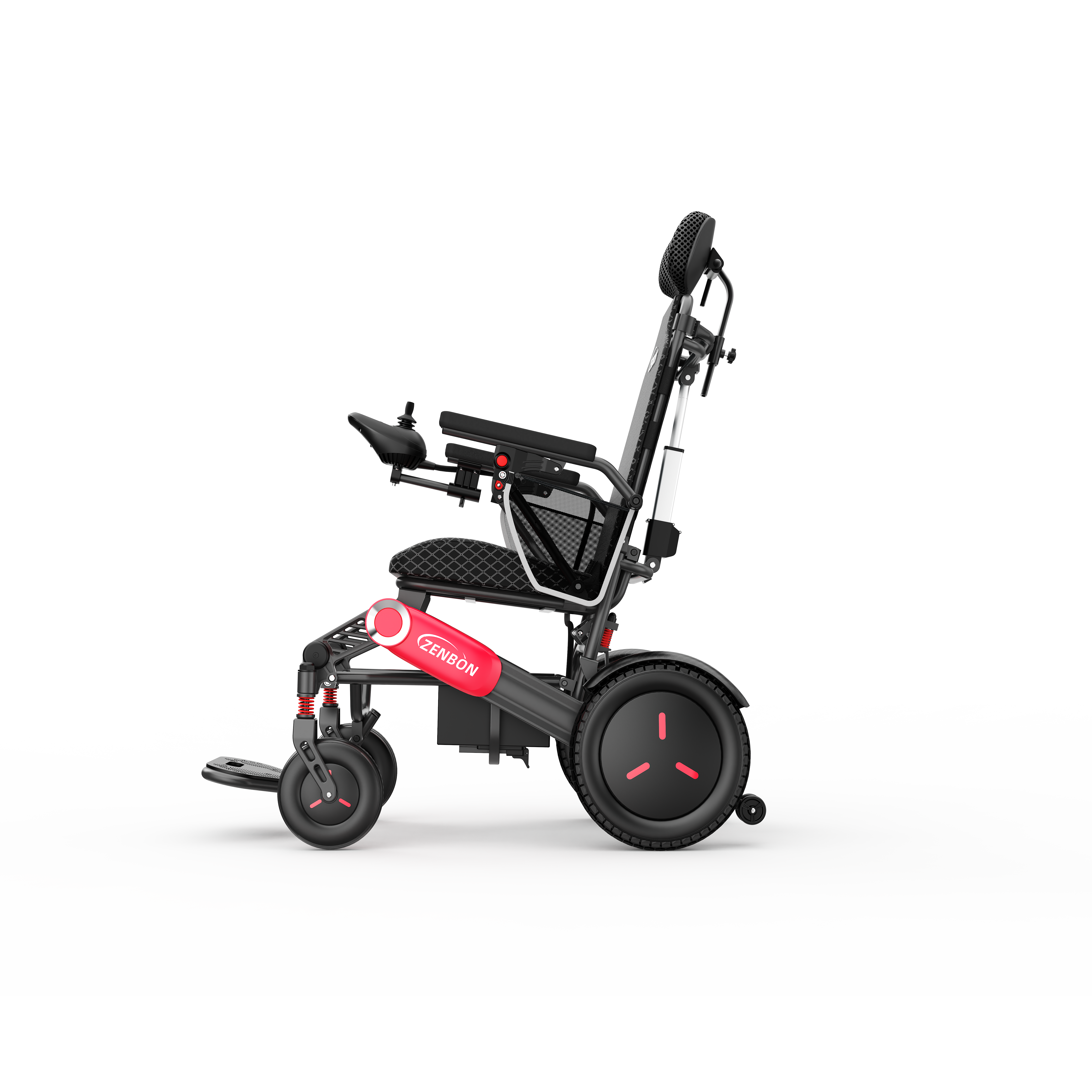 ZENBON 632B - Electric folding reclining wheelchair