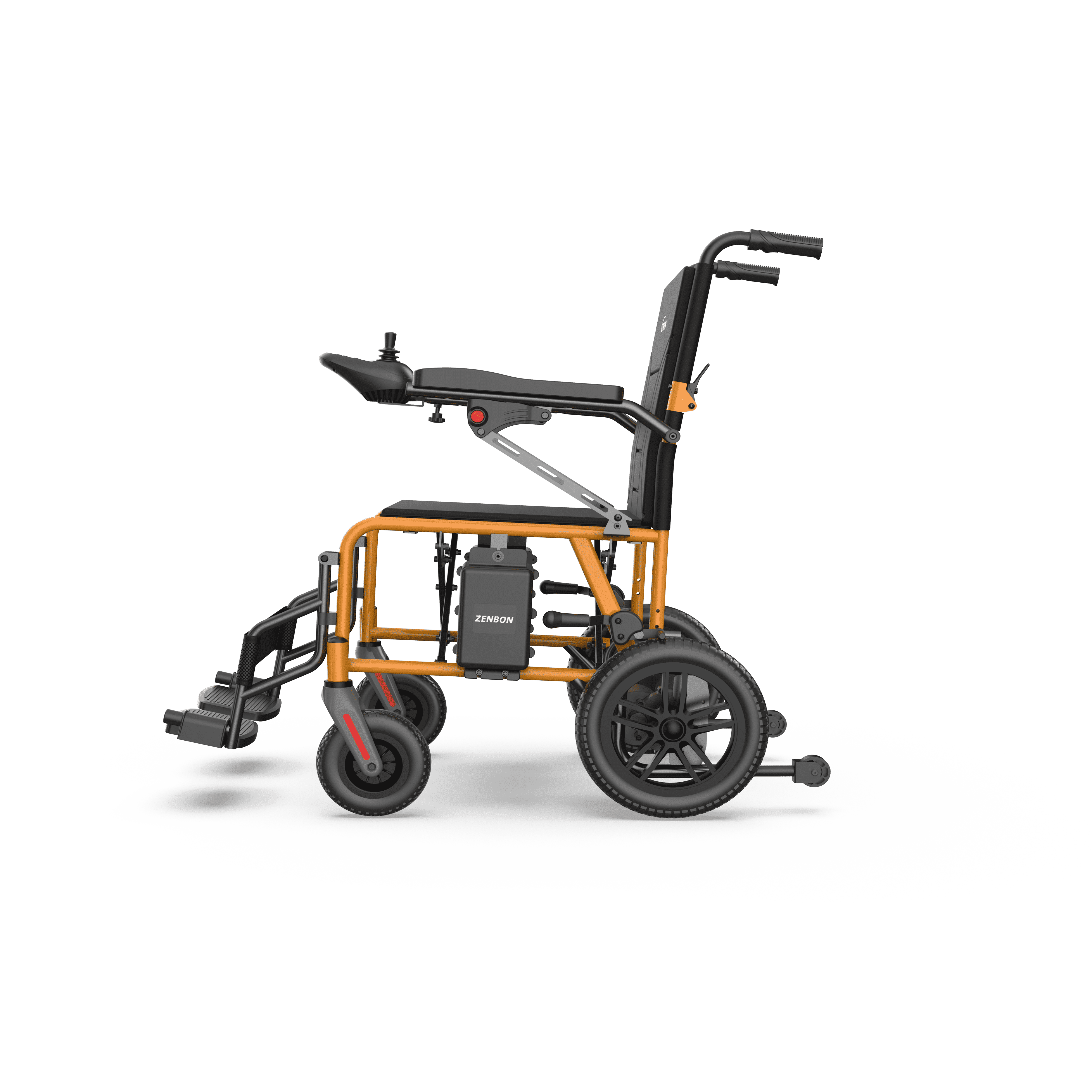 ZENBON 600A — Folding Power Wheelchair with Dual Battery System