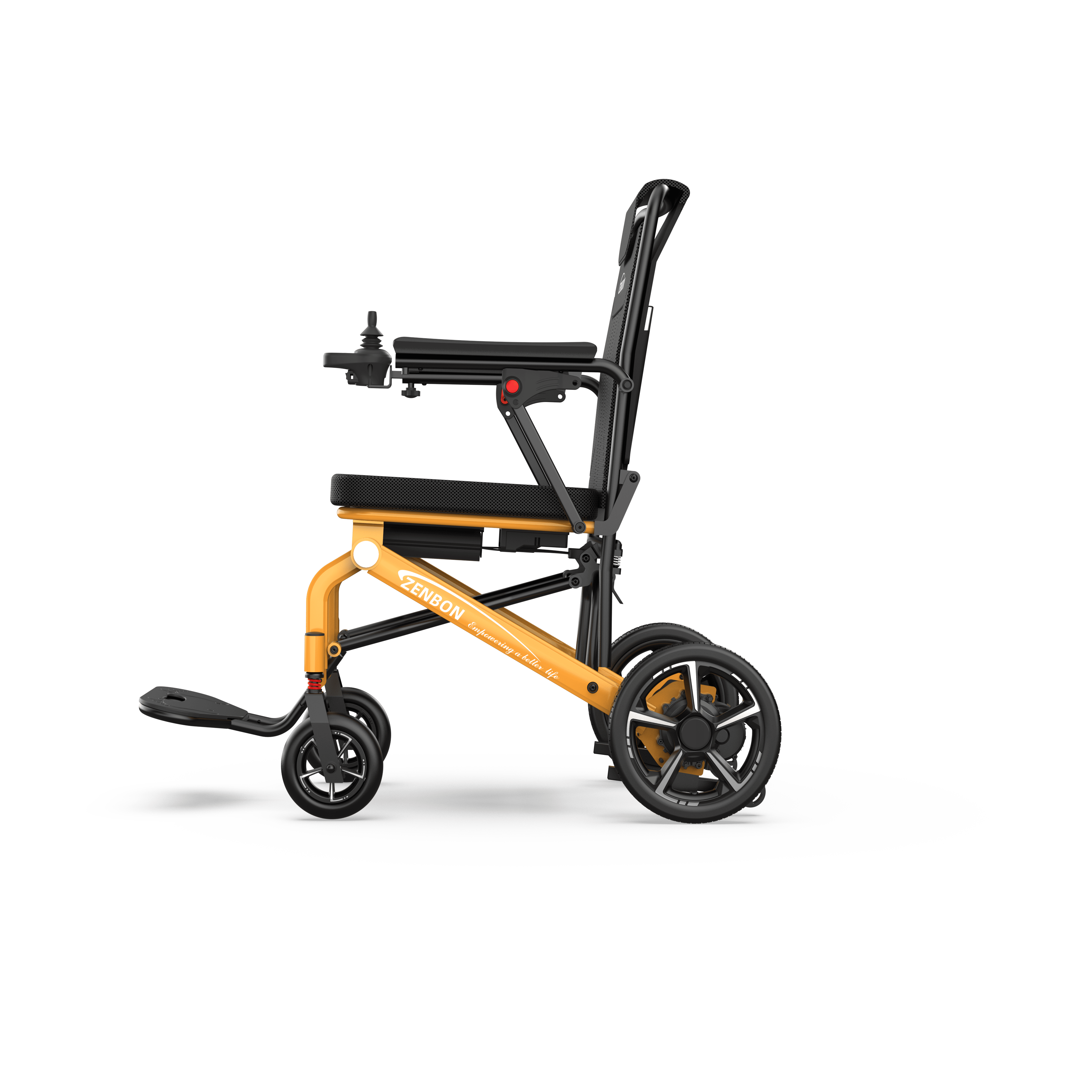 ZENBON 636 — Carbon-Aluminum Hybrid Power Wheelchair