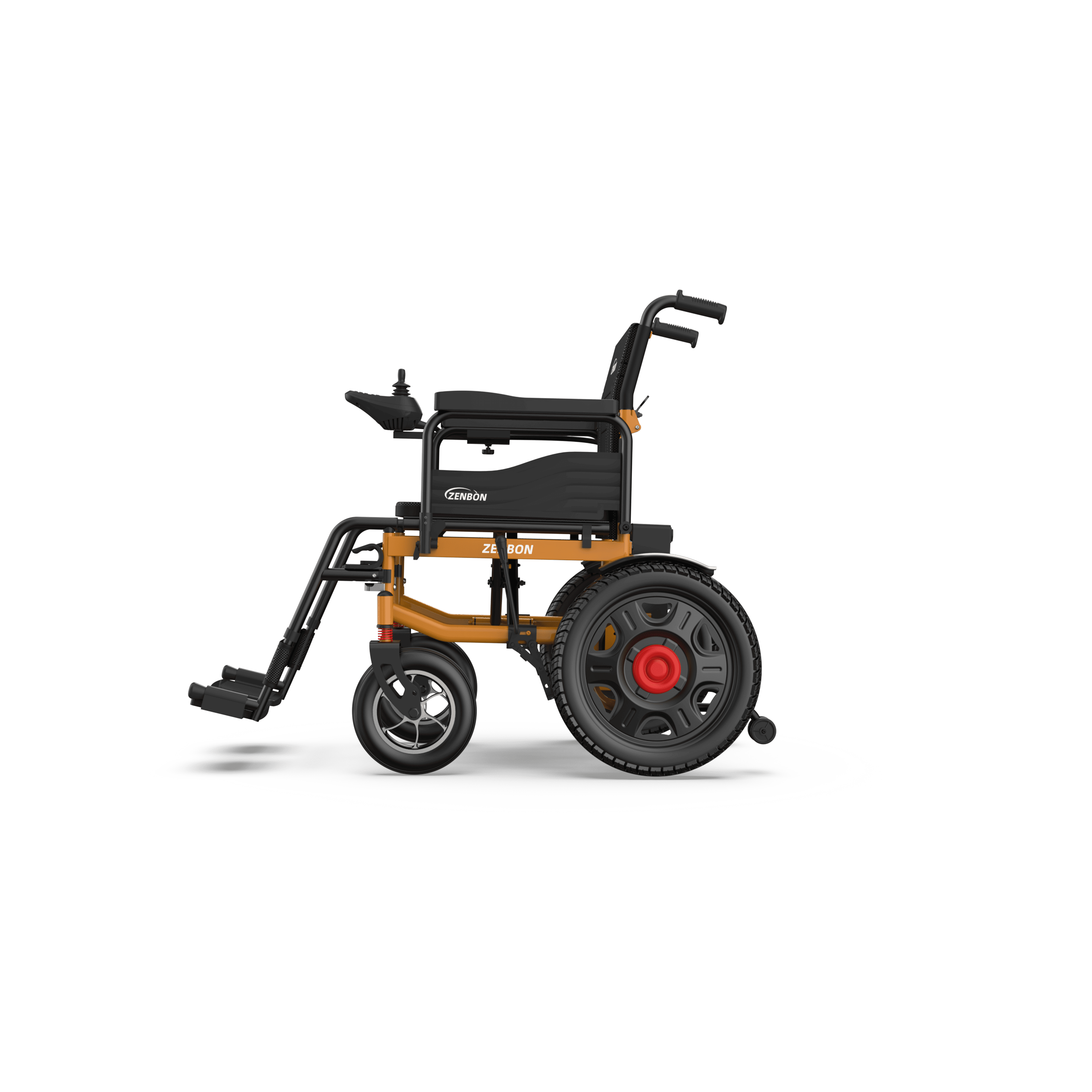 ZENBON 602A — Heavy-Duty Folding Power Wheelchair