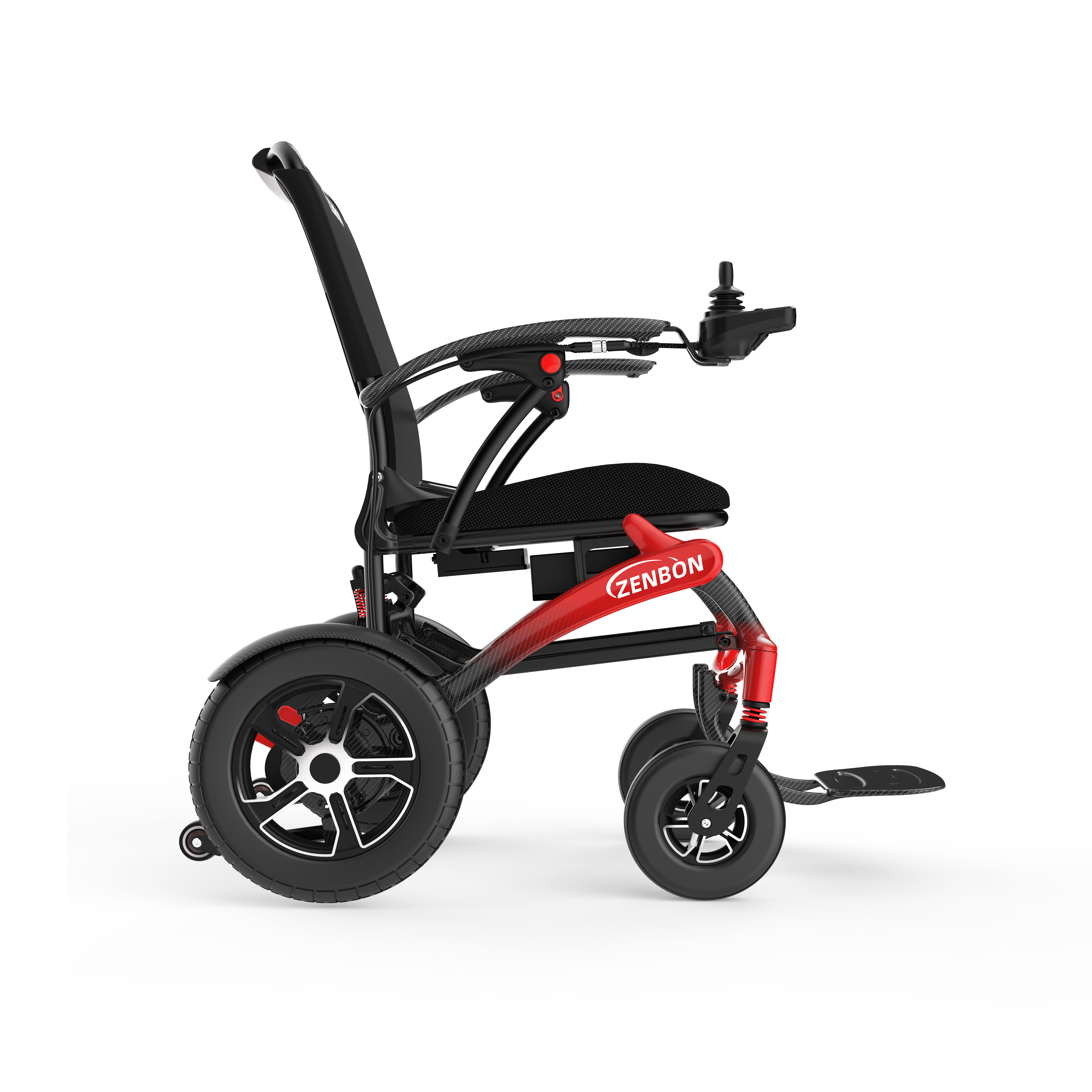ZENBON 681B — Dual-Fold Power Wheelchair with Enhanced Capacity