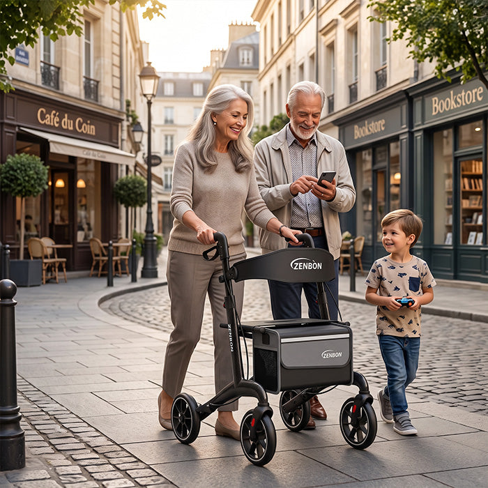 ZENBON CarbonPro Advanced Rollator Walker