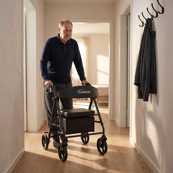 ZENBON Path Pro Comfort Rollator Walker