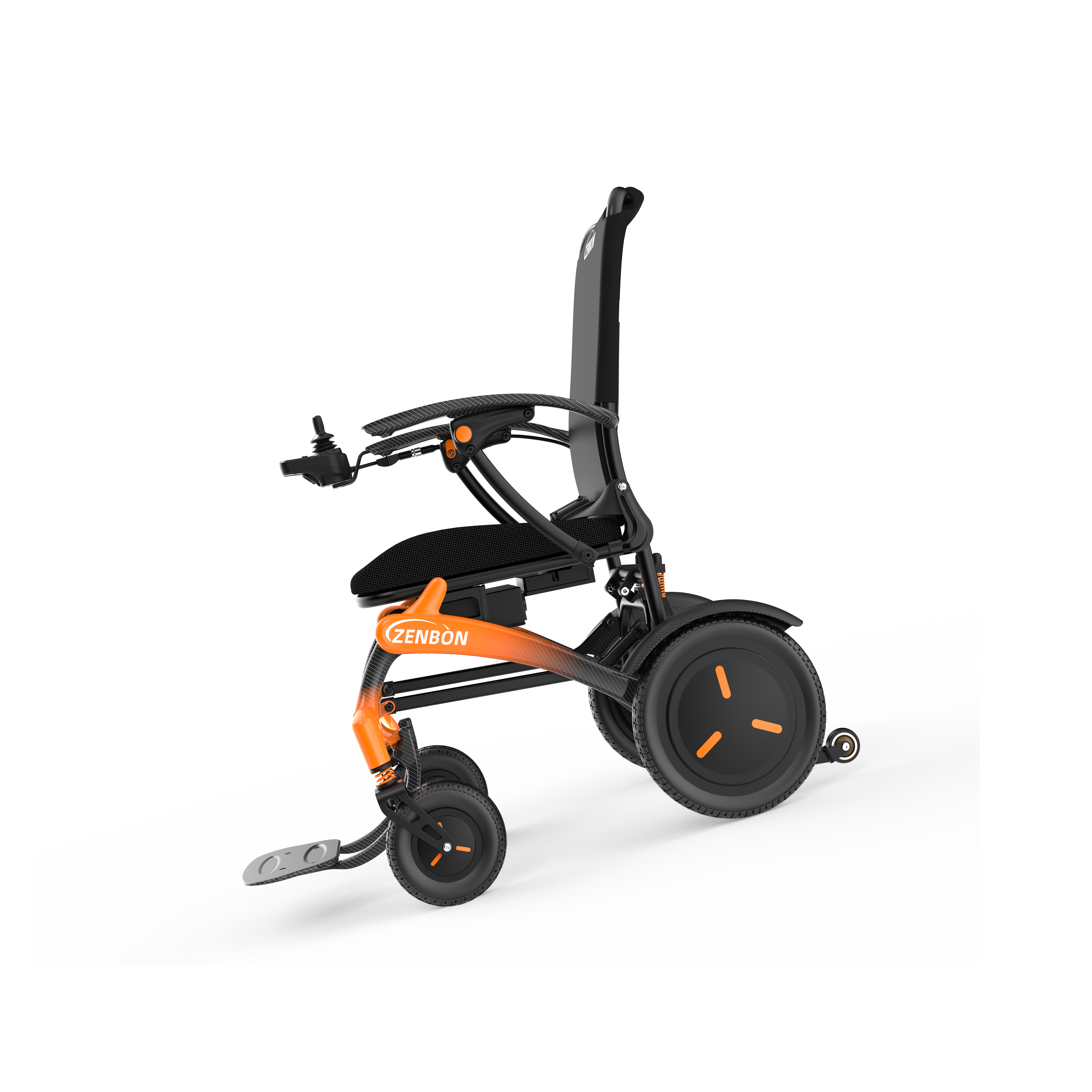 ZENBON 681A - Front and Rear Folding Electric Wheelchair