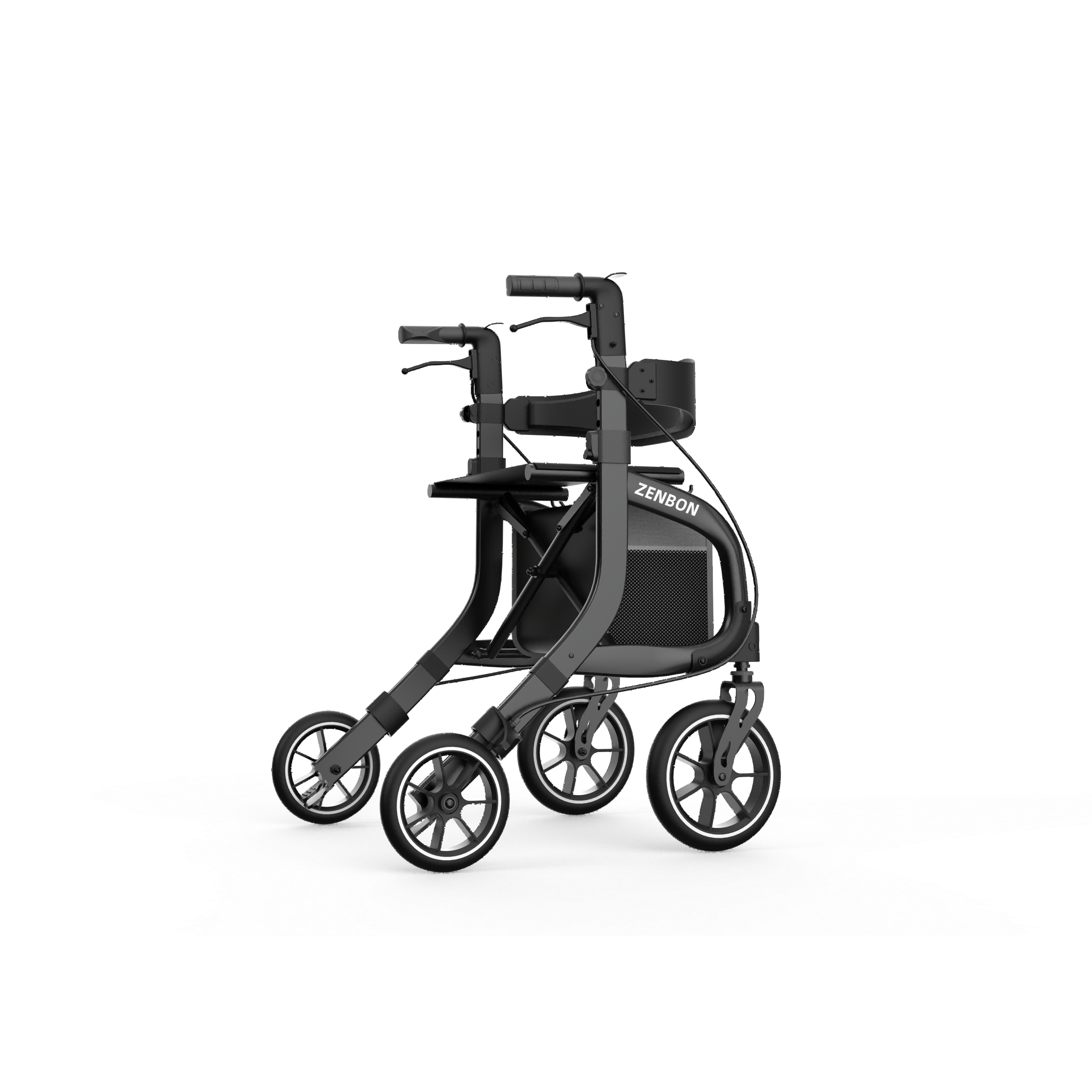 ZENBON Lightweight Rollator Walker – Foldable & Comfortable