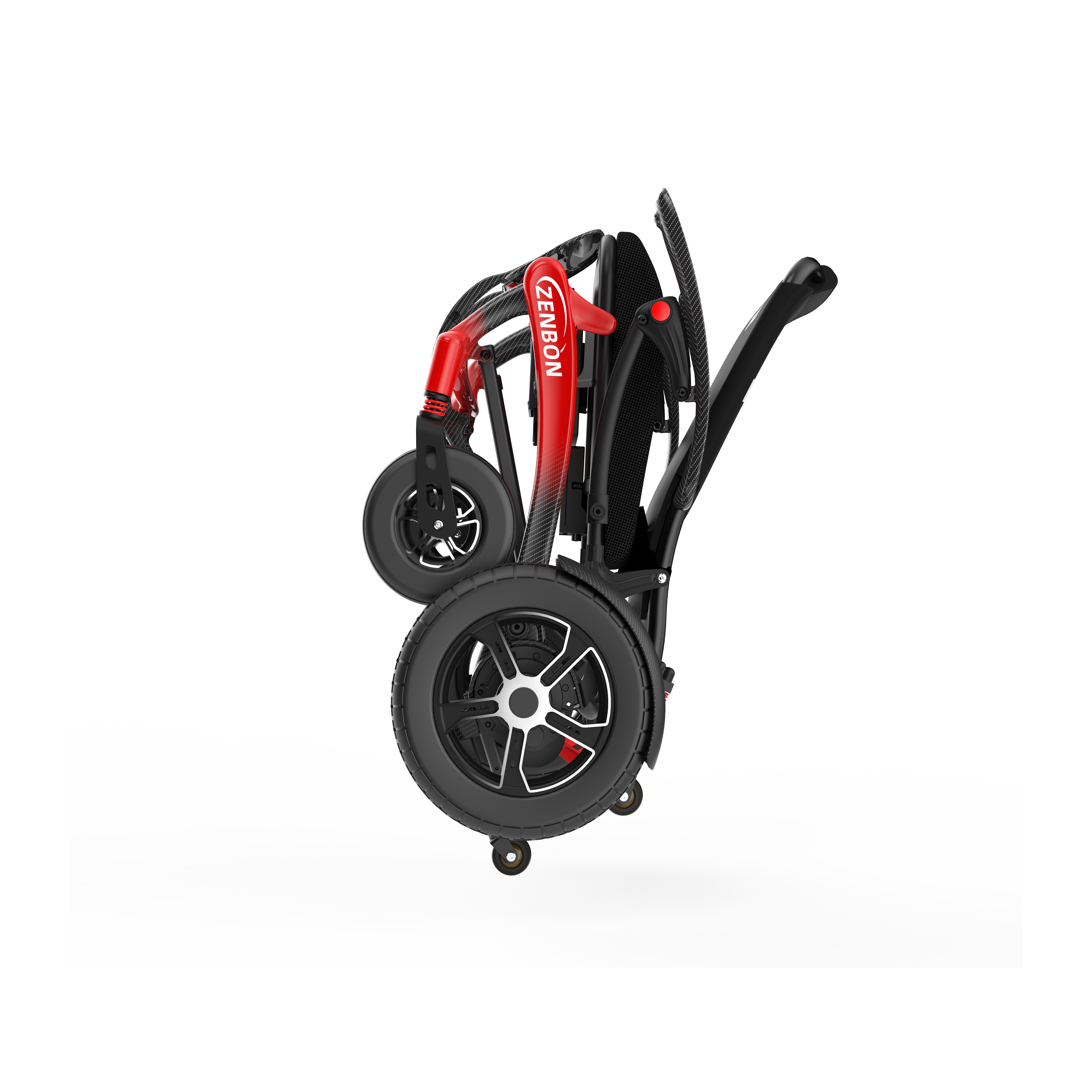ZENBON 681B - Front and Rear Folding Electric Wheelchair