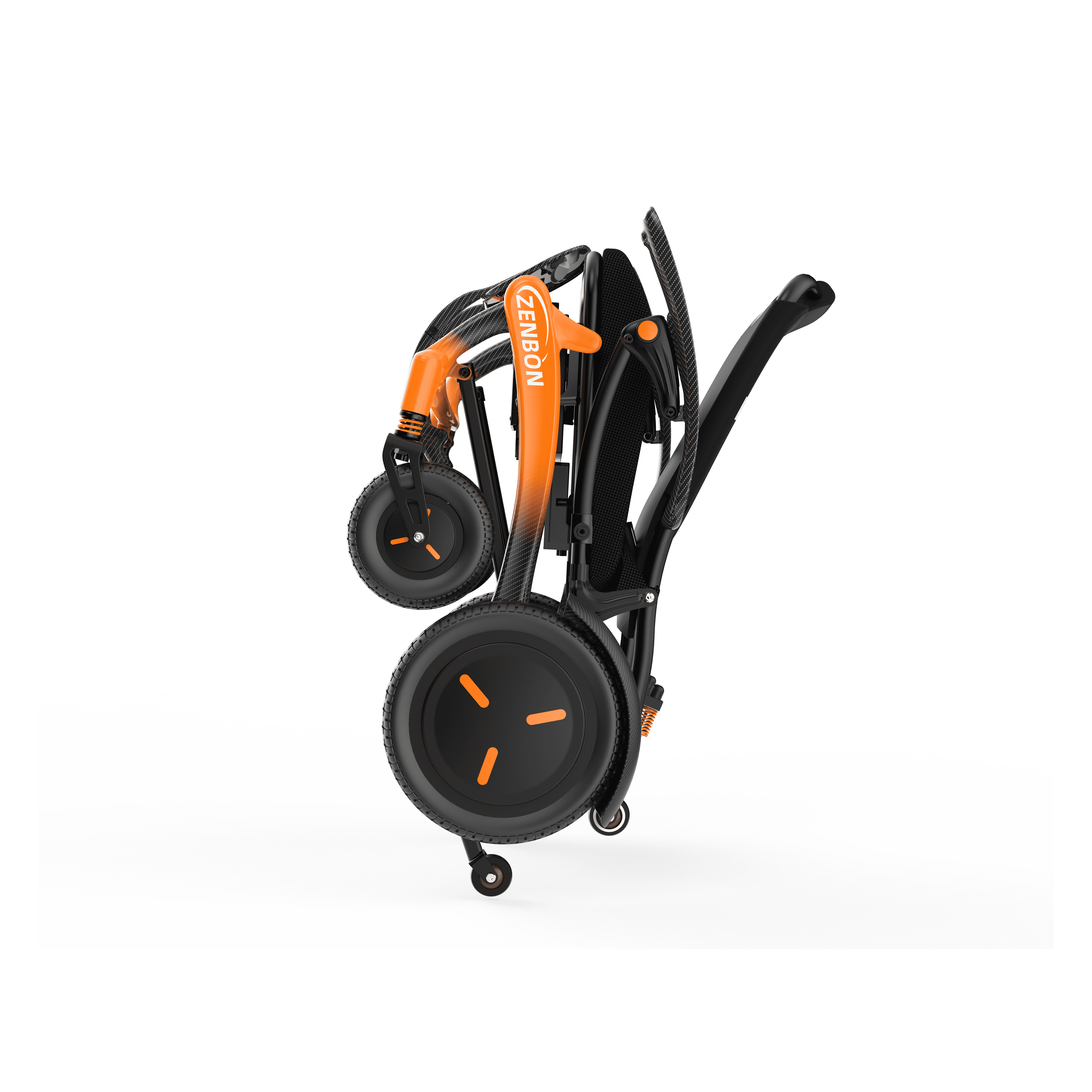 ZENBON 681A — Ultra-Compact Dual-Fold Power Wheelchair