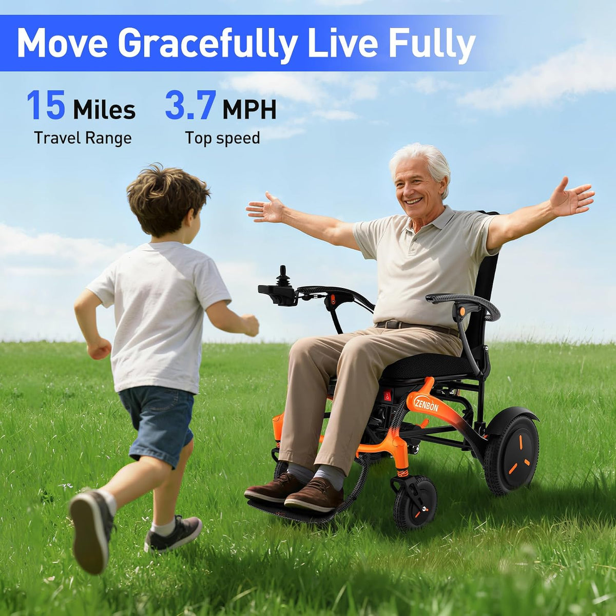 🔥 Hot Sale - ZENBON FoldX Compact Electric Wheelchair🦽💨