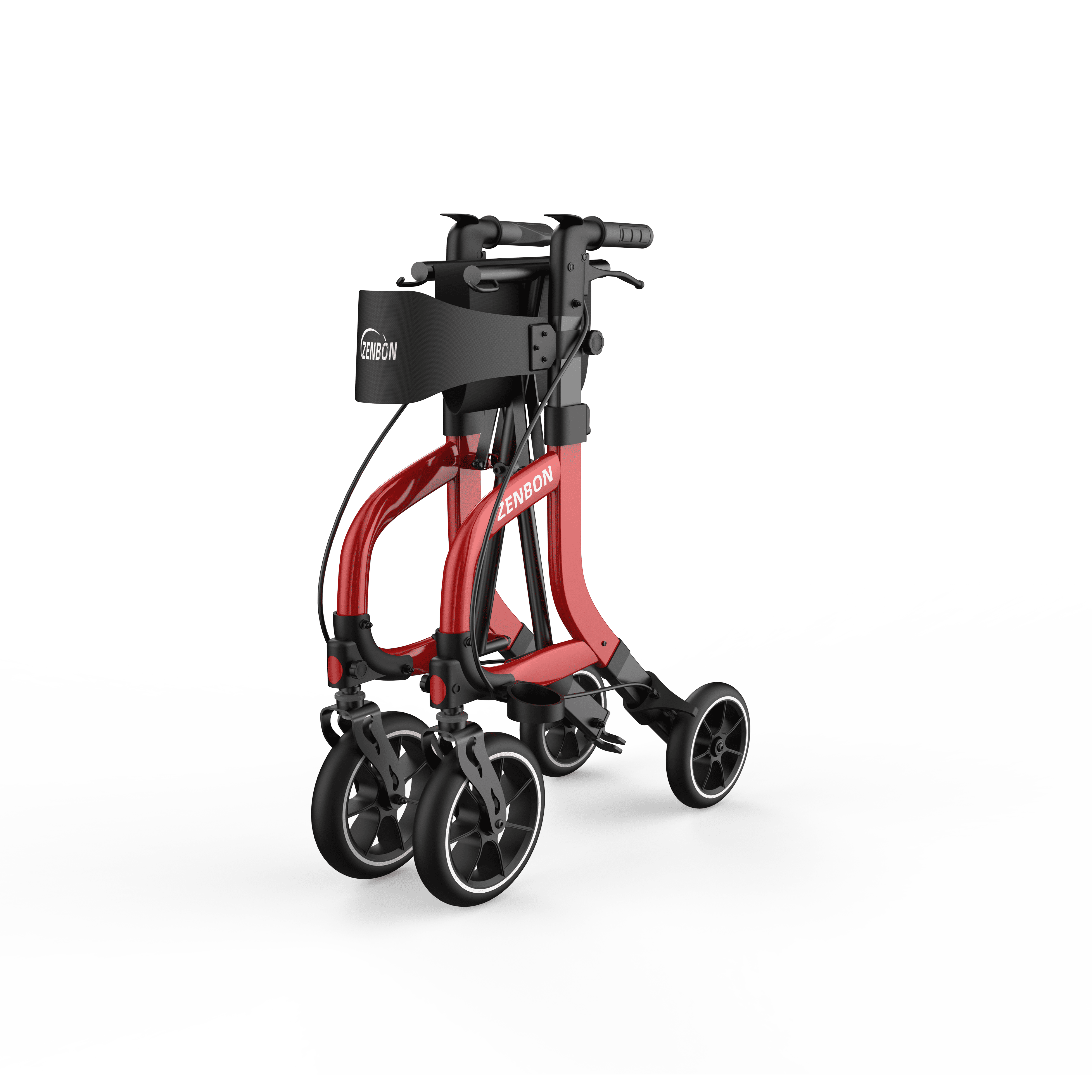 ZENBON Lightweight Rollator Walker – Foldable & Comfortable