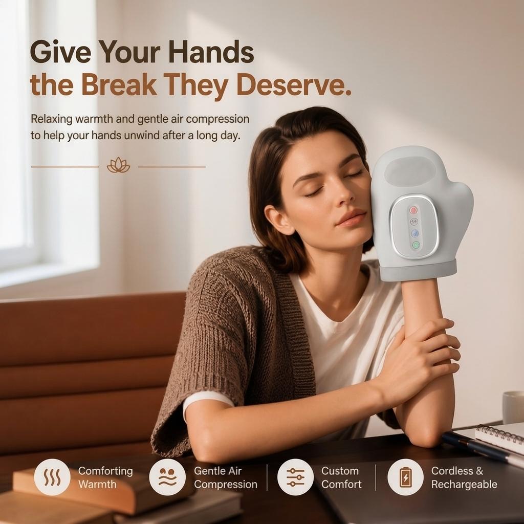 The ZEBON™ 3-in-1 Hand Massager