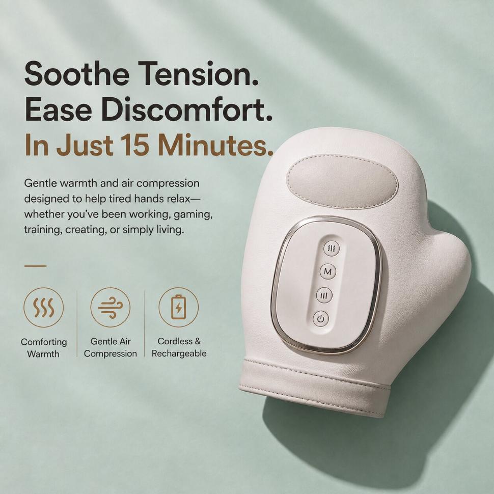 The ZEBON™ 3-in-1 Hand Massager