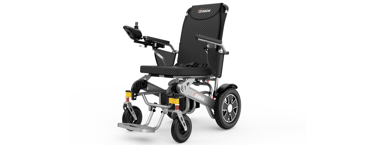 ZENBON Flex lightweight aluminum folding electric wheelchair for everyday mobility