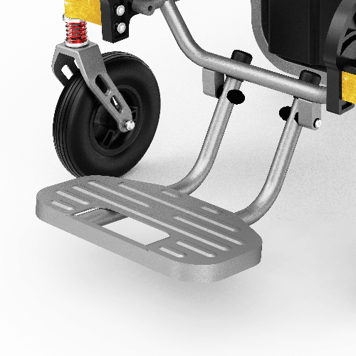 ZENBON Flex lightweight electric wheelchair adjustable anti-slip footrest design