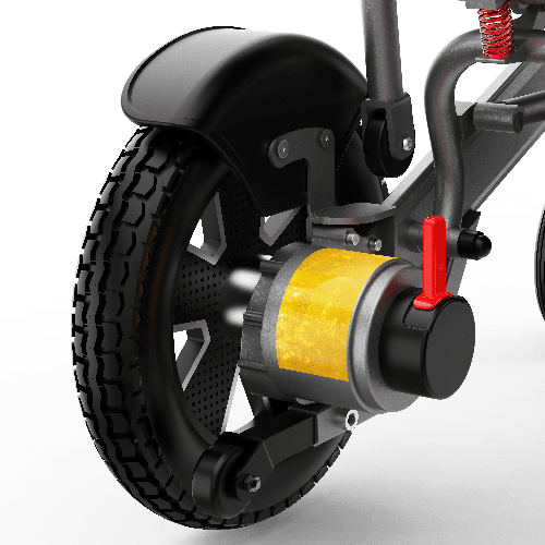 ZENBON Flex folding electric wheelchair powerful brushless motor with electromagnetic brake