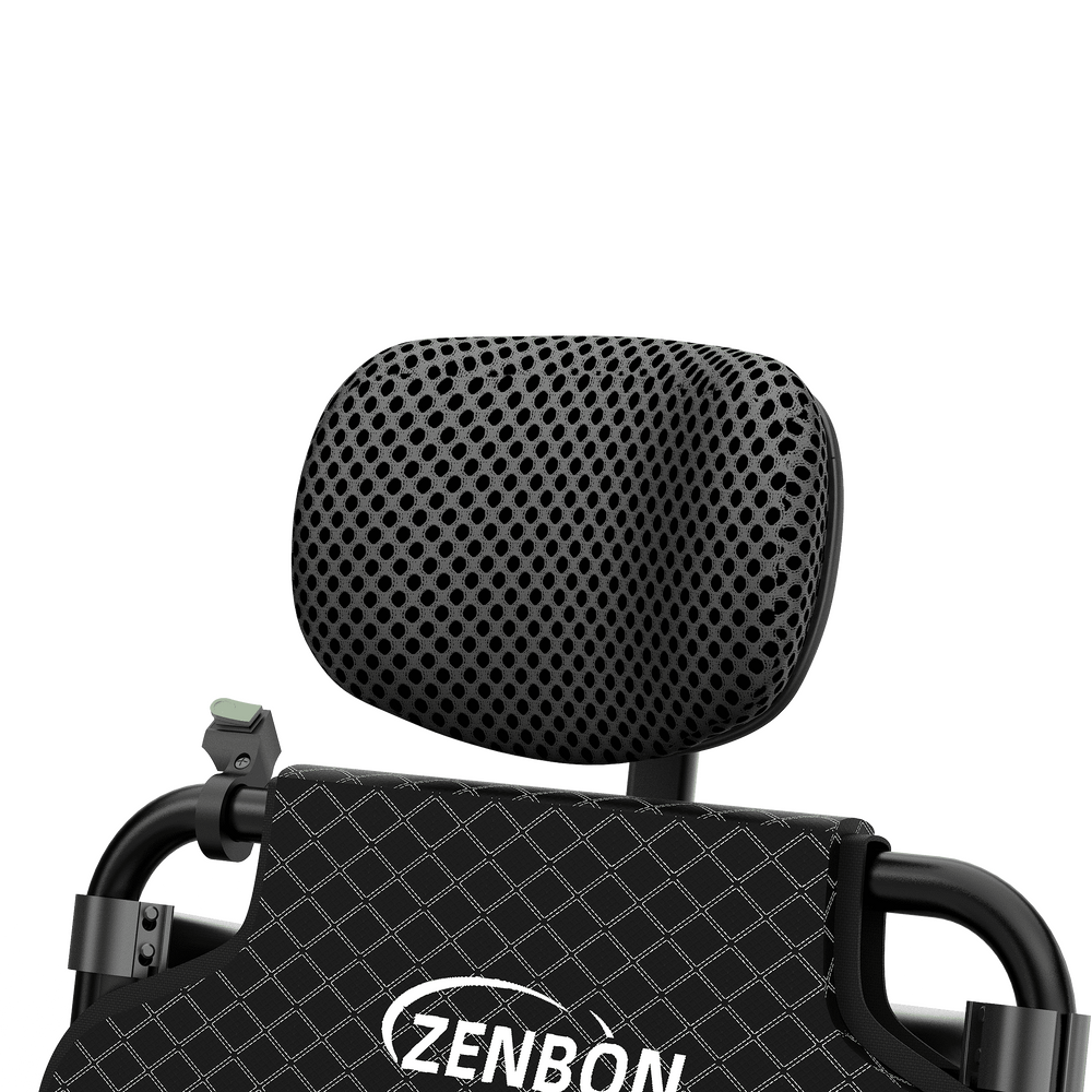 ZENBON Flex Elite reclining electric wheelchair with adjustable comfort headrest