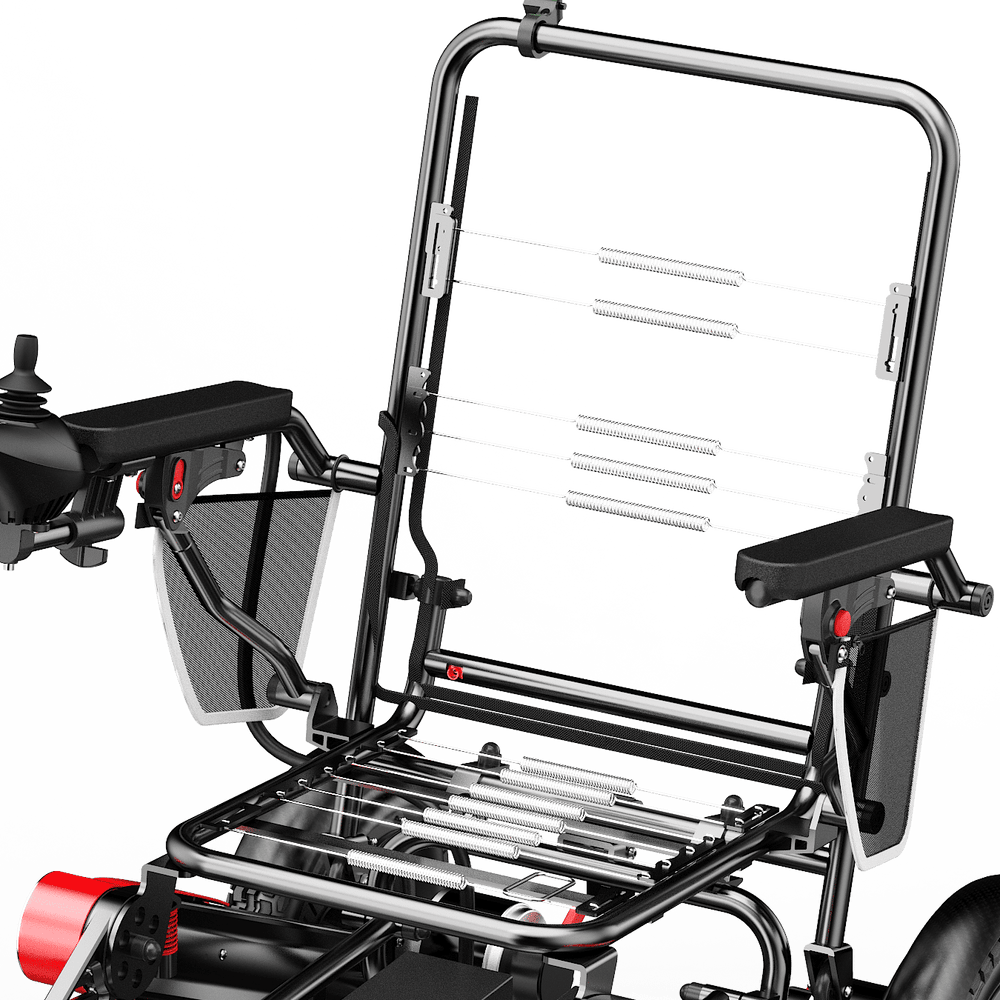 ZENBON Flex Elite lightweight electric wheelchair with aircraft grade aluminum frame