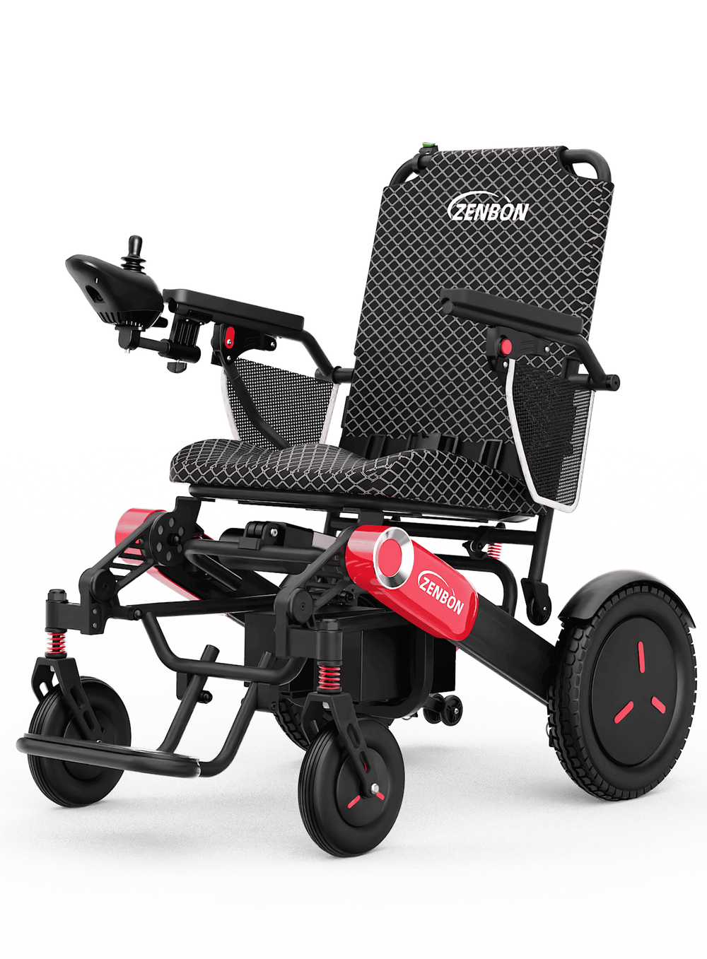 ZENBON Flex Elite folding power wheelchair designed for seniors and daily mobility
