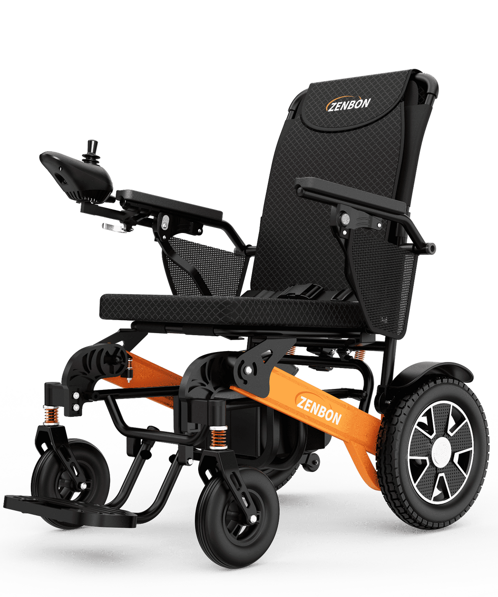 ZENBON Flex Pro Portable Folding Electric Wheelchair for Seniors and Adults