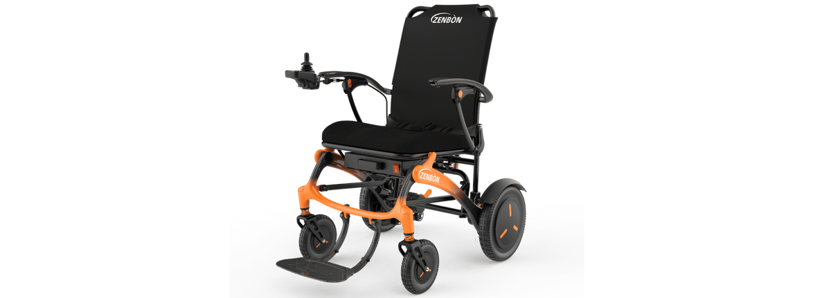 ZENBON FoldX Compact Electric Wheelchair with highlighted product features