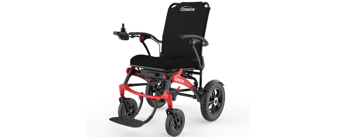 ZENBON FoldX Pro Compact Electric Wheelchair with highlighted product features