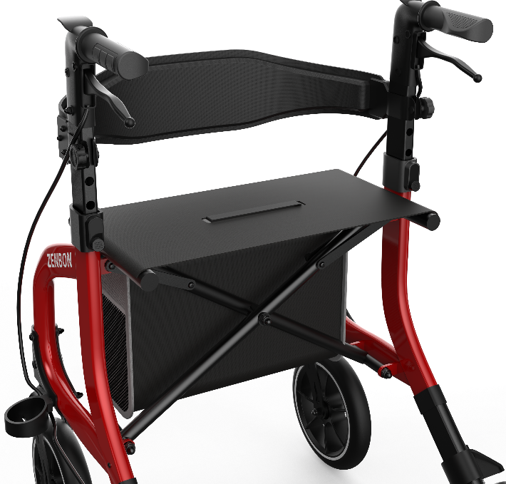 ZENBON Stride Pro lightweight aluminum rollator walker frame