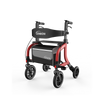 ZENBON Stride Pro red premium rollator walker with seat