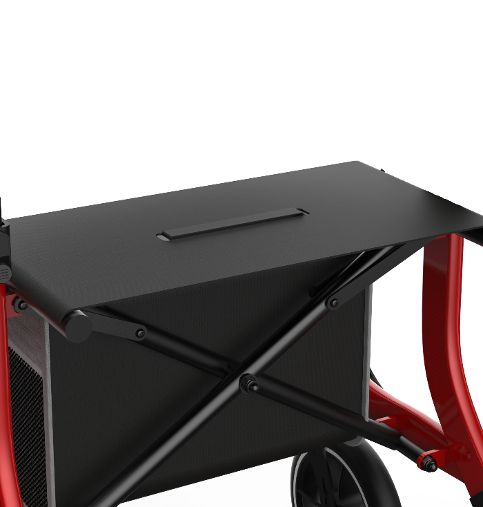ZENBON Stride Pro rollator walker with convenient flip-up seat